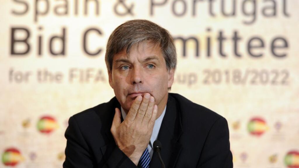Fifa banned Chile’s Harold Mayne-Nicholls, the former head of the FIFA evaluation committee for the 2018 and 2022 World Cups, for seven years for breaches of “confidentiality”. Photo: Dominique Faget/Getty Images