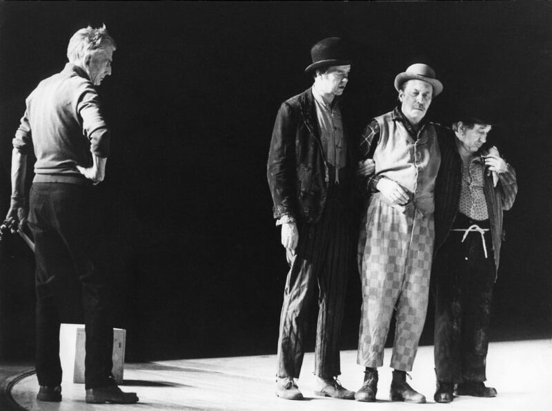 A German production of Waiting for Godot in 1975. Photograph: Heuer/Ullstein Bild via Getty