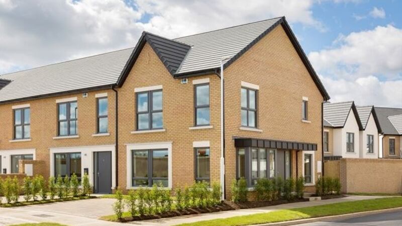 This house in the Hollywoodrath new housing development has three bedrooms.