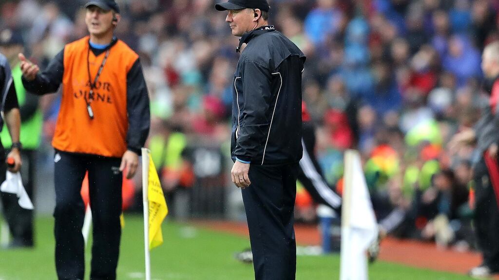 Dublin manager Jim Gavin during the All-Ireland Senior Football Championship final at Croke Park. Photo: Morgan Treacy/Inpho
