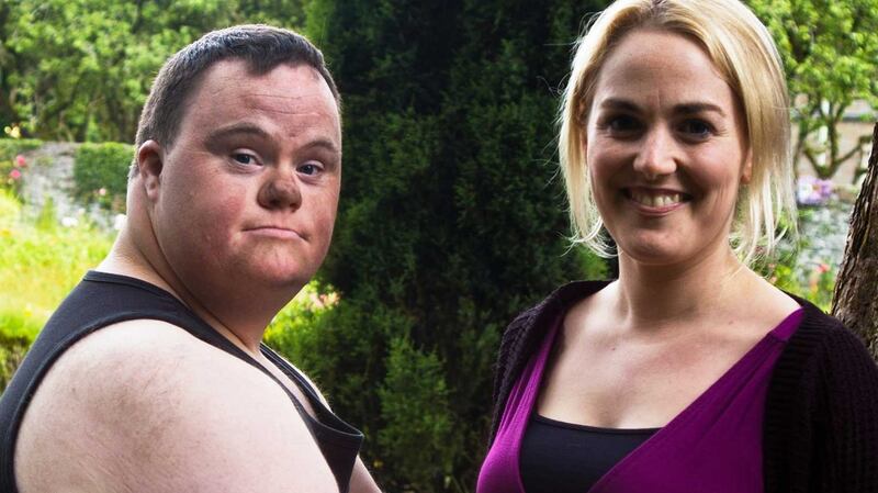 Actor Mark Smith with director Aisling Byrne. ‘Reason in Madness’ will be performed at Draíocht in Blanchardstown. Photograph: Vincent Lillis