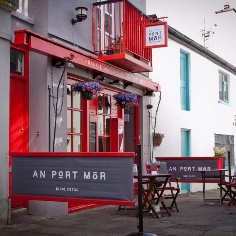Leading restaurant: An Port Mór, in Westport, Co Mayo