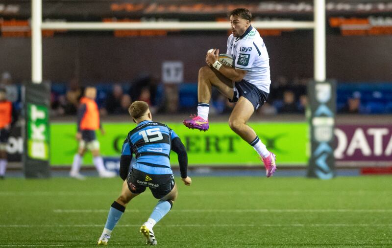 Connacht's Shayne Bolton in action against Cardiff. Photograph: Andrew Dowling/Inpho
