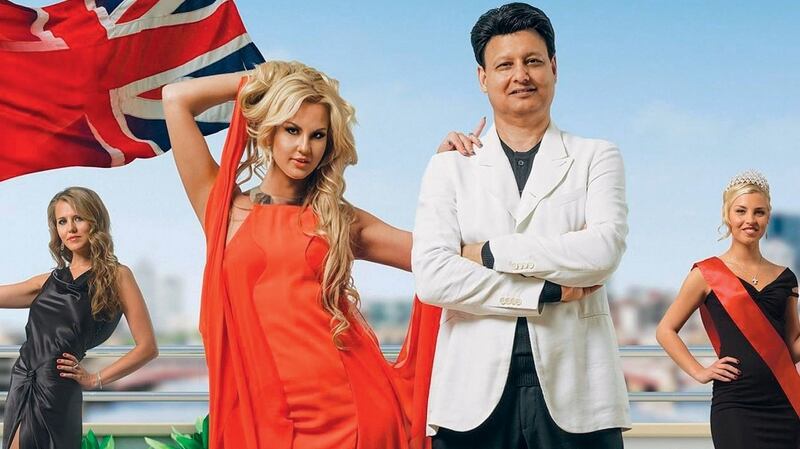 Kamaliya and her husband in the reality TV show Meet the Russians