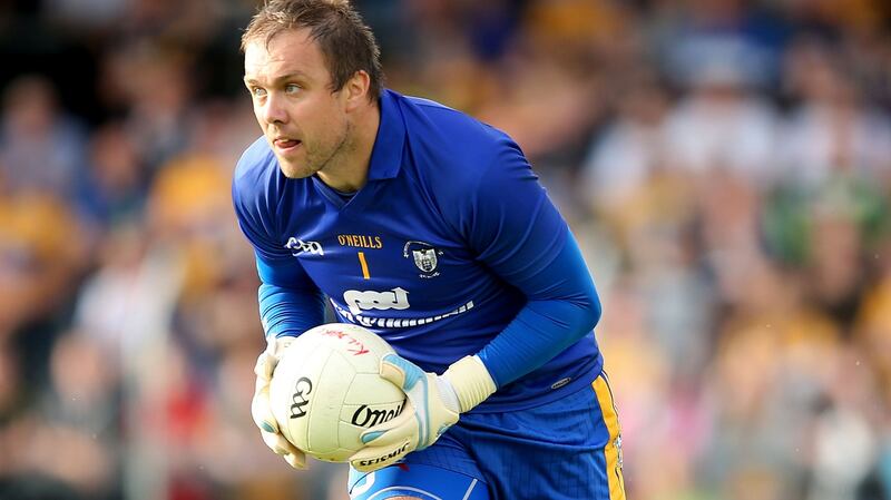 Goalkeeper Joe Hayes in action for Clare. Photograph: James Crombie/Inpho