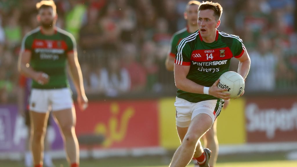 Mayo’s Cillian O’Connor in action against Kildare at Newbridge last June. Photograph: James Crombie/Inpho