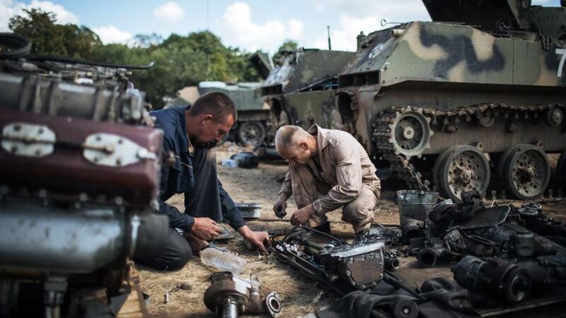Nato secretary general Anders Fogh Rasmussen said today that Kiev ‘
envisages that the new parliament after the parliamentary election in Ukraine will change the legislation on non-alliance status
’. Photograph: Yves Herman/Reuters