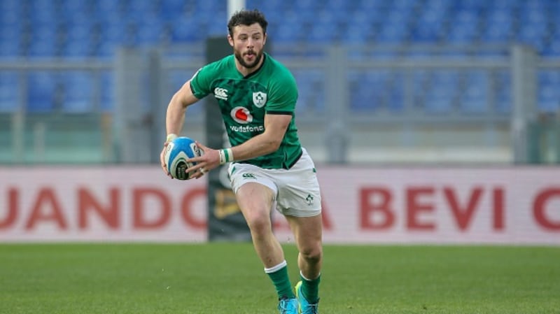 Ireland centre Robbie Henshaw is having an excellent Six Nations. Photograph: Getty Images