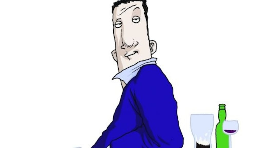 ‘I’m just watching him thinking how much of a knob he’s become since he found that wig...’