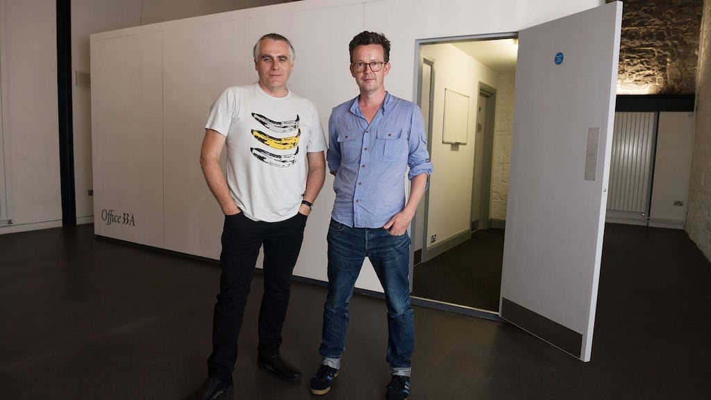 Paul Fahy and Enda Walsh photo Andrew Downes believe ‘a festival is a great framework for people to be more experimental, and this just fit the bill’. Photograph: Andrew Downes