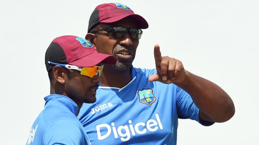 Phil Simmons restored to position of West Indies coach after apologising  for comments on selection policy. Photograph: Jewel Samad/AFP/Getty Images