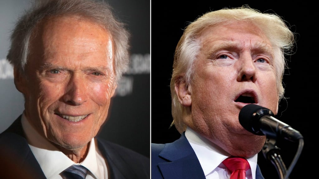 Clint Eastwood has declared his support for Donald Trump in the US presidential election. Photograph: Reuters/PA