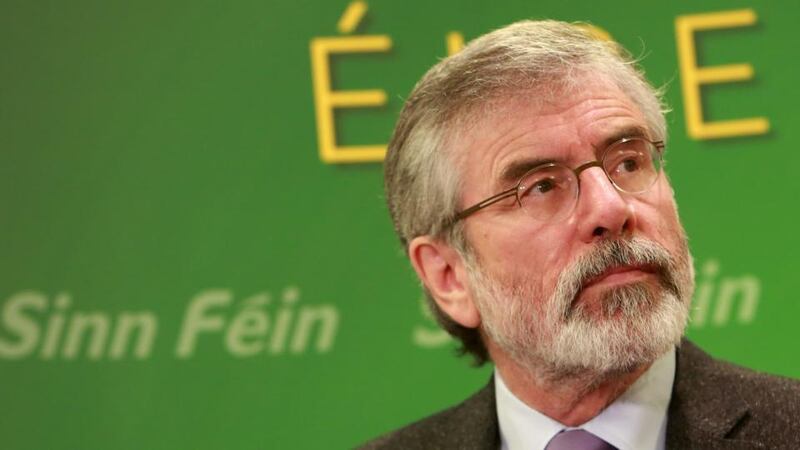 SF’s party leader Gerry Adams says his arrest has ‘galvanised’ Sinn Féin activists. Photograph: Paul McErlane/EPA