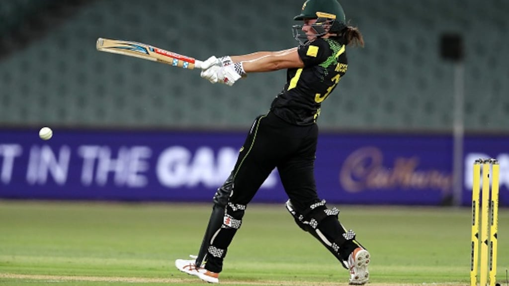 Tahlia McGrath starred with bat and ball as Australia claimed their Ashes opener. Photograph: Sarah Reed/Cricket Australia via Getty Images