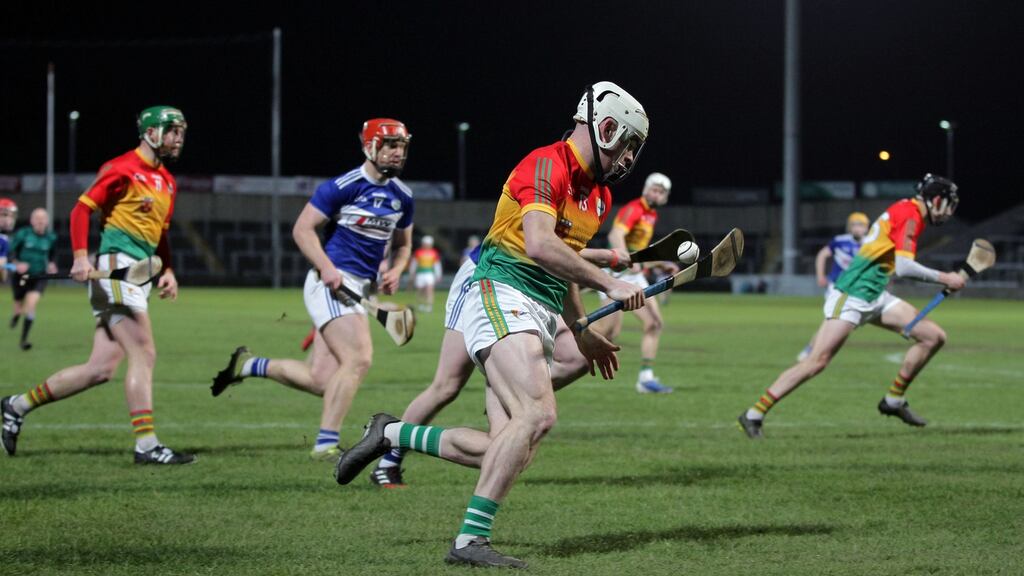 Martin Kavanagh of Carlow attacks in the first half. Photo: Brian Reilly-Troy/Inpho