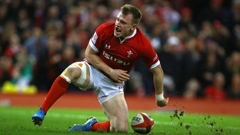 Nick Tompkins makes his full Wales debut against Ireland on Saturday. Photograph: Geoff Caddick/Getty/AFP