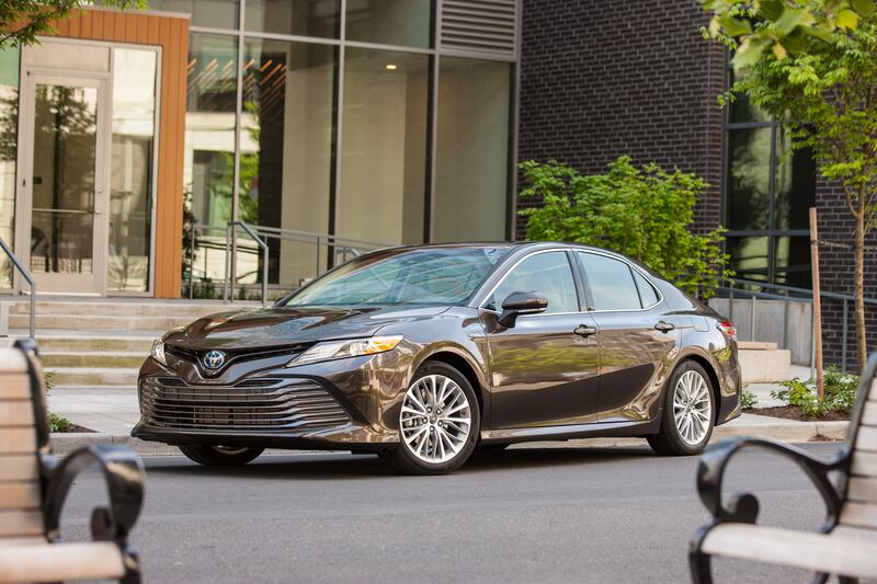 The new Camry Hybrid shares its powertrain with the Lexus ES, so it has the same 2.5-litre four-cylinder petrol engine, backed up by a hybrid battery and electric motor, driving the front wheels through a CVT automatic gearbox