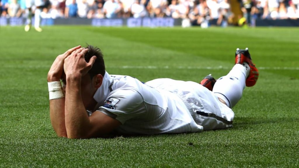 Gareth Bale and Tottenham will not be playing Champions League football next season. Photograph: Jan Kruger/Getty Images