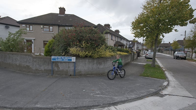 Clancy road in Finglas, Dublin 11. Photograph: Dave Meehan/The Irish Times