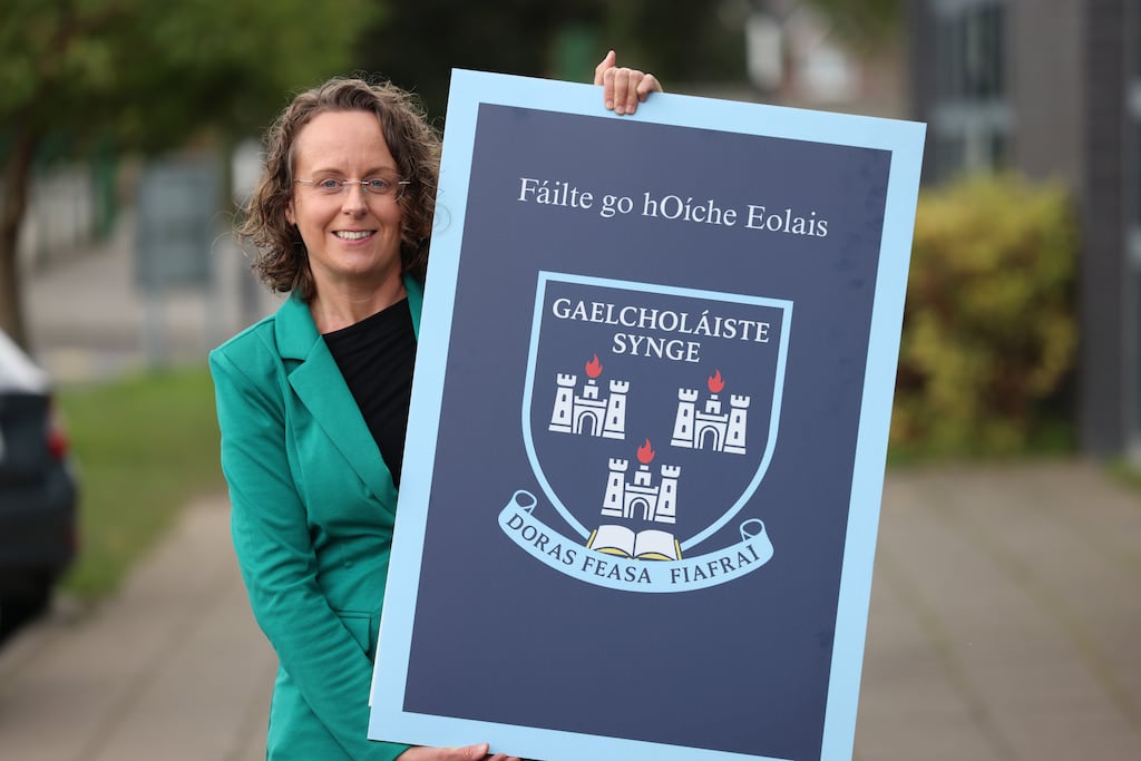 Medb Ní Fhearghail a ceapadh le déanaí mar Phríomhoide Tánaisteach ar Ghaelcholáiste Synge.
Grianghraf: Dara Mac Dónaill
