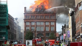 Firefighters battle major blaze at Belfast Primark store