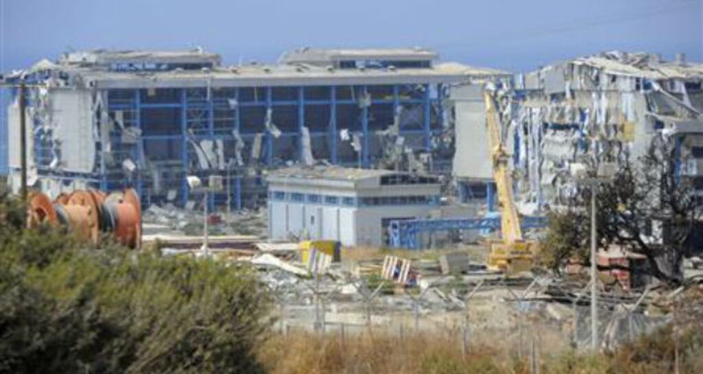 A view of the Vassilikos power station, site of a munitions blast in 2011. Photograph: Reuters/Pavlos Vrionides