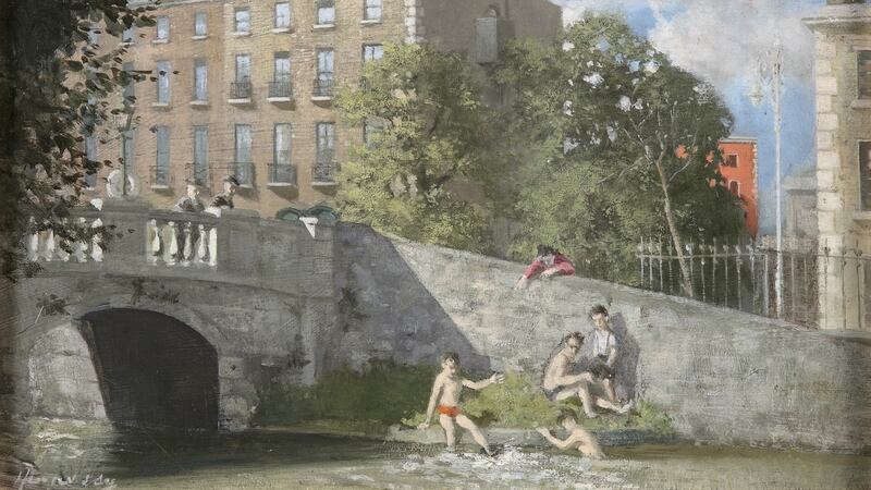 Summer’s Day on the Canal by Patrick Hennessy is estimated at €5,000-€7,000