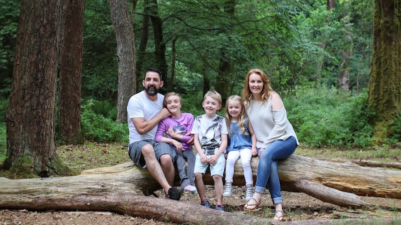 The Daly family. Photograph: Aaron Daly