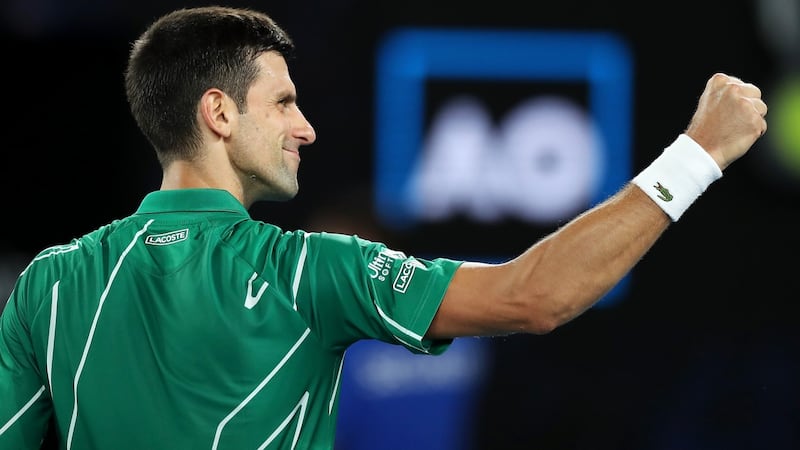 Novak Djokovic was made to work by Germany’s Jan-Lennard Struff. Photograph: Mark Kolbe/Getty