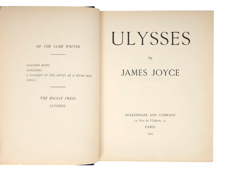 Ulysses: a challenge in tough times. Photograph: Robert Malone/Gormleys Dublin/PA Wire
