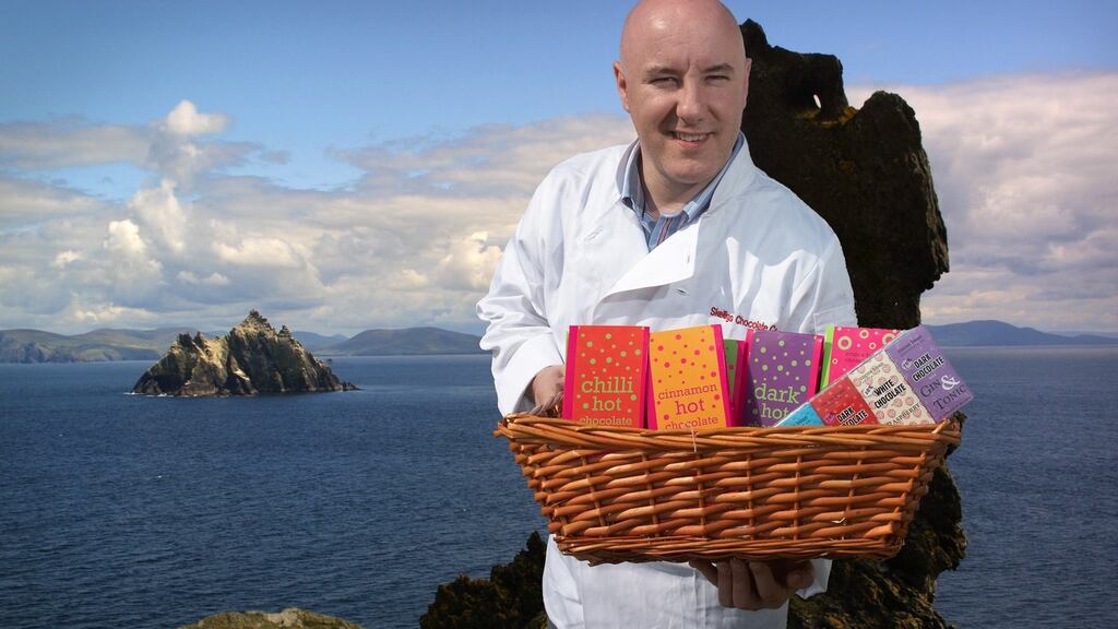 Colm Healy of Skelligs Chocolates will talk about taking over the business in 2004 and rebuilding after a major fire in 2010 that “destroyed the building, not the business”.
