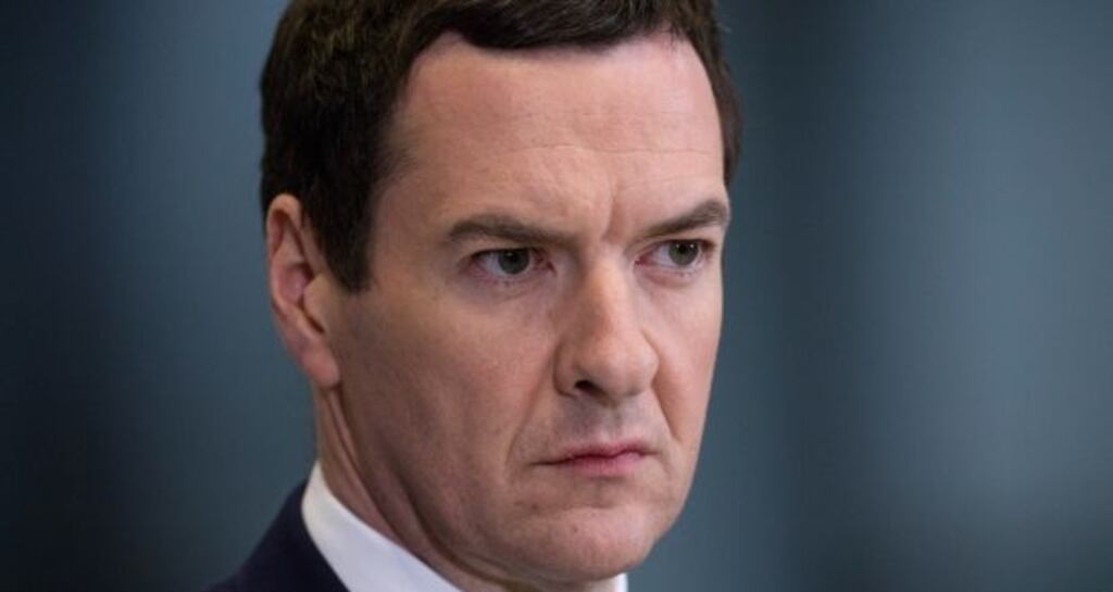 Former British chancellor of the exchequer George Osborne. File photograph: Matt Cardy/PA Wire