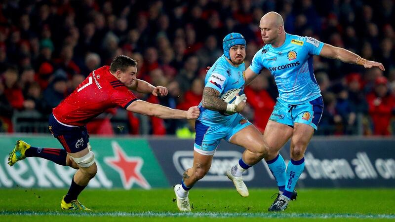 England and Exeter wing Jack Nowell graduated from the 2013 England under-20 side.