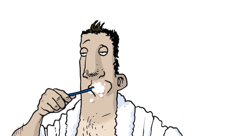 ‘I haven’t really been living before now,’ Brett tells his wife. ‘Ross has slept with more than 800 women’