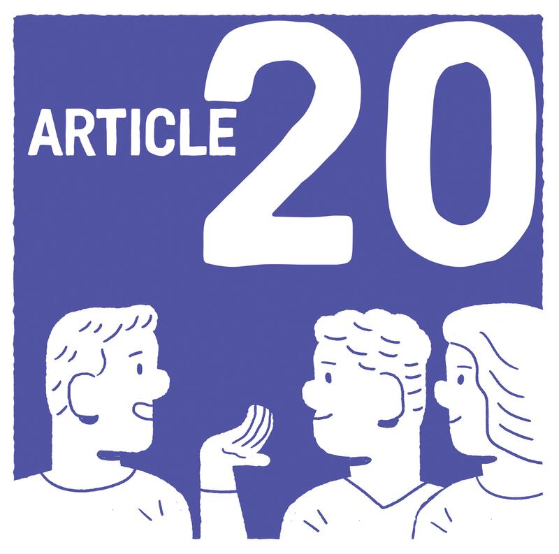 You have the right to organize peaceful meetings or to take part in meetings in a peaceful way. It is wrong to force someone to belong to a group.