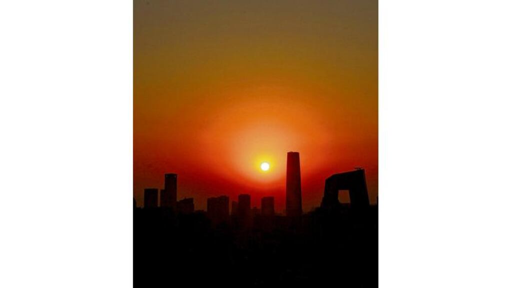 A high concentration of organic nitrogen compounds was found in Beijing's smog in January. photograph: feng li/getty images