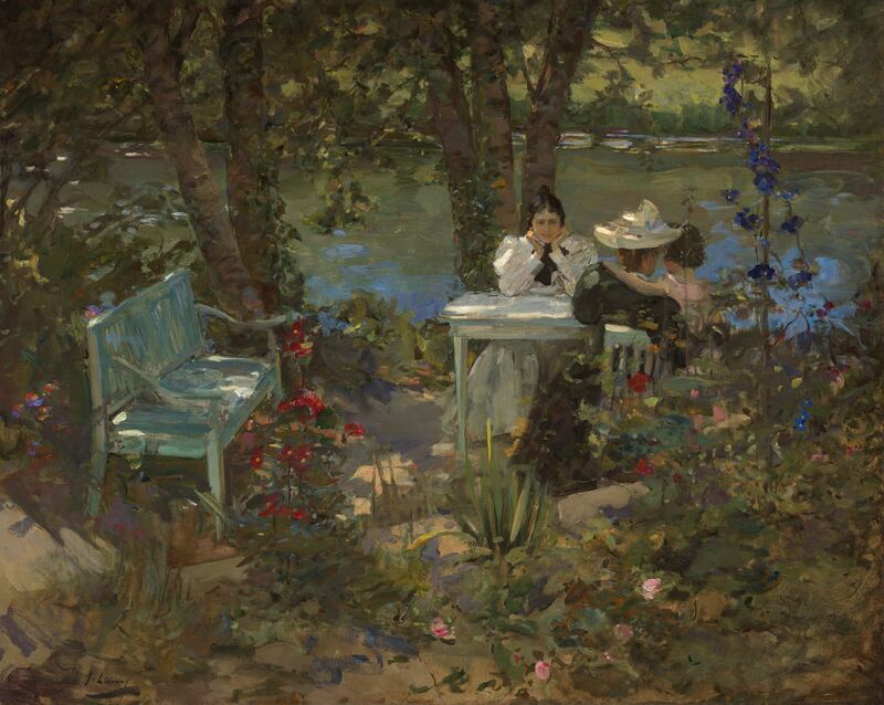 John Lavery: A Garden in France, 1898. Photograph: National Gallery of Ireland