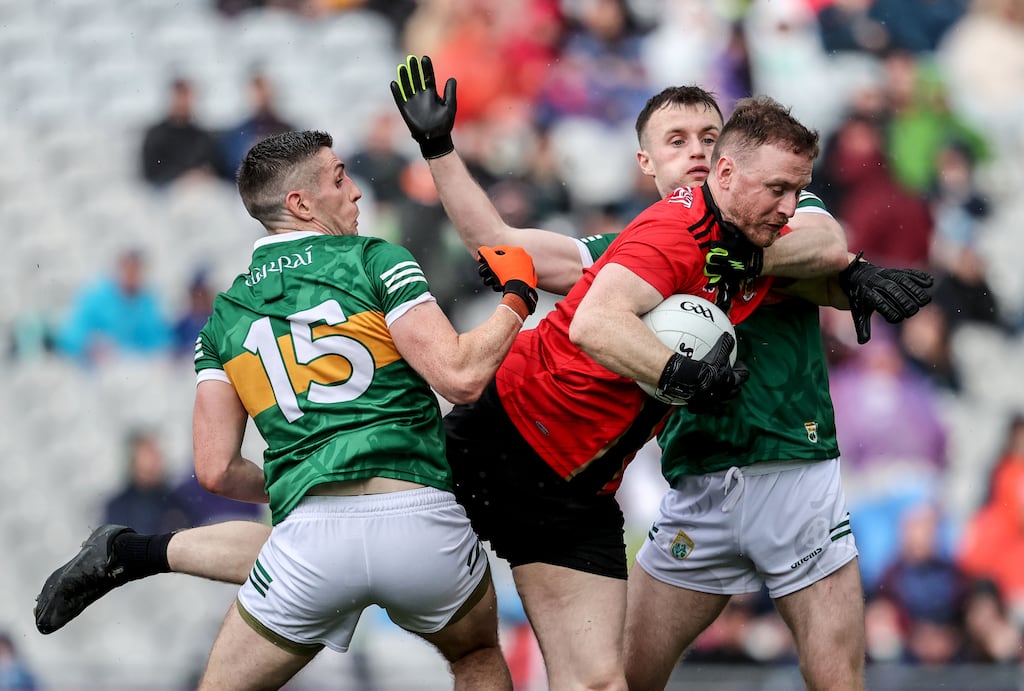 Mayo's Rob Hennelly during the 2022 All-Ireland quarter-final against Kerry. Photograph: Dan Sheridan/Inpho