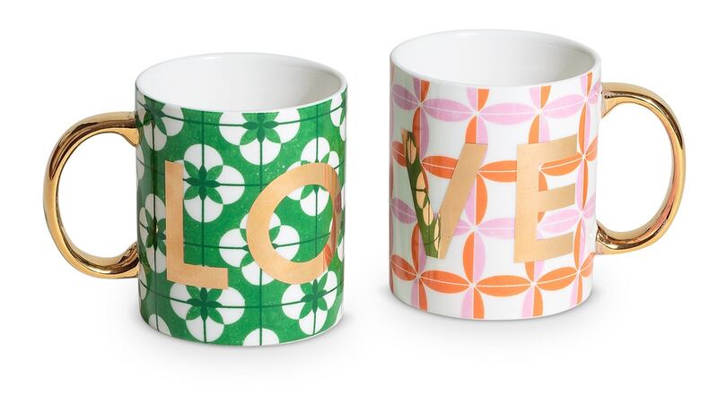 Love Mugs set of two, €30, Oliver Bonas, Exchequer St, Dublin