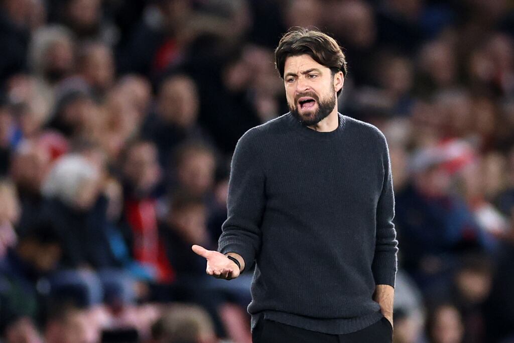 Russell Martin during Southampton's Premier League match against Tottenham Hotspur at St Mary's Stadium. Photograph: Dan Istitene/Getty Images