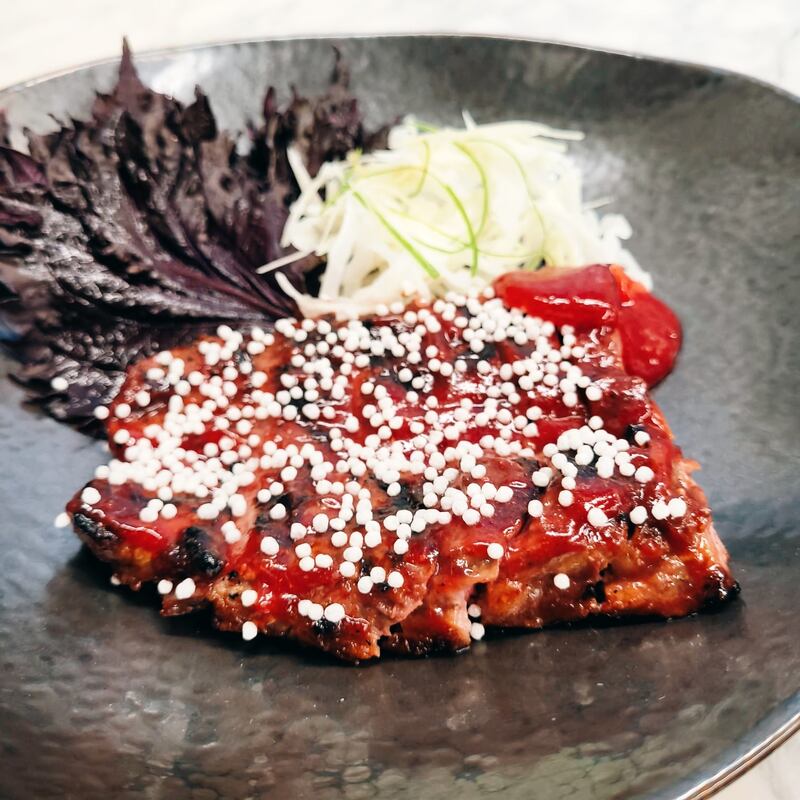 Hyde: the food at Gekko restaurant is described as contemporary Asian