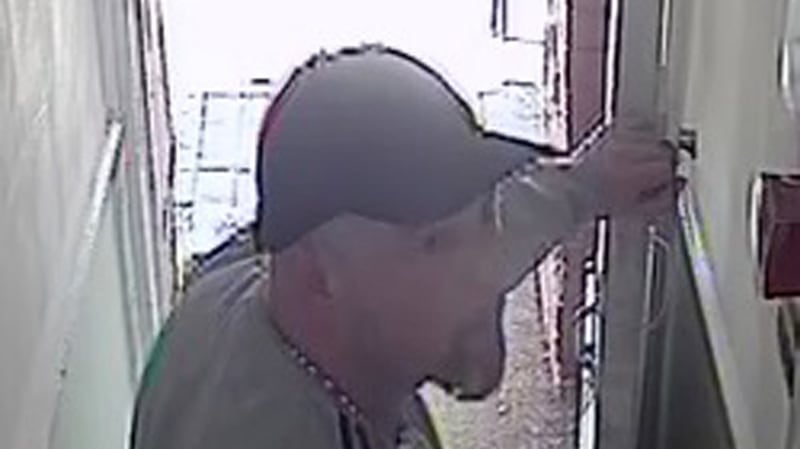 A CCTV handout image issued by the Metropolitan Police of a suspect linked to the allegedl abduction and rape of two women in north London. Photograph: PA