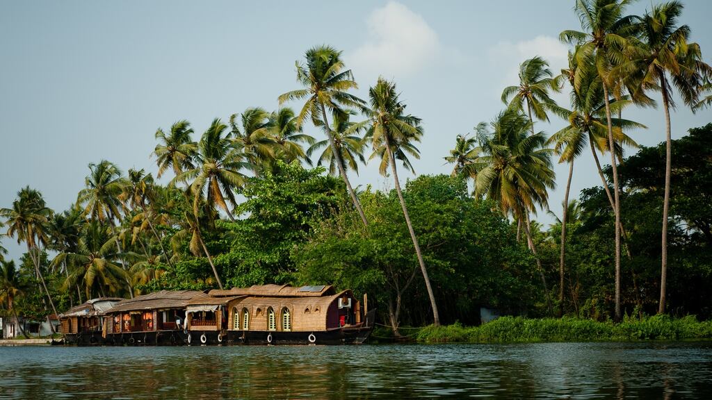 Alleppey is close to the famous Kerala backwaters. Photograph: Getty Images