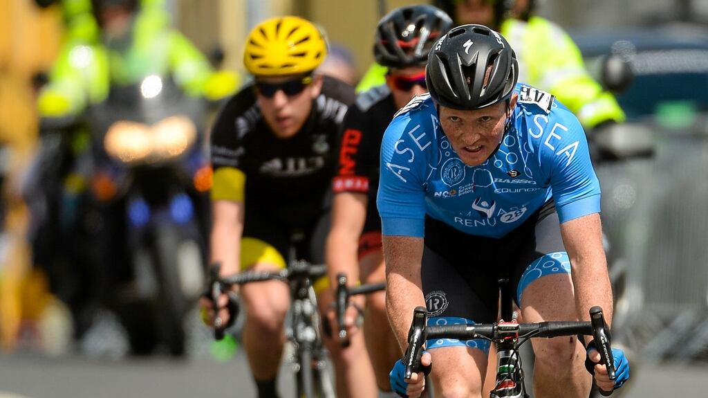 Damien Shaw: “I first started out racing as a hobby and a means to stay fit and never thought it would lead to this.” Photograph: Paul Mohan/Sportsfile