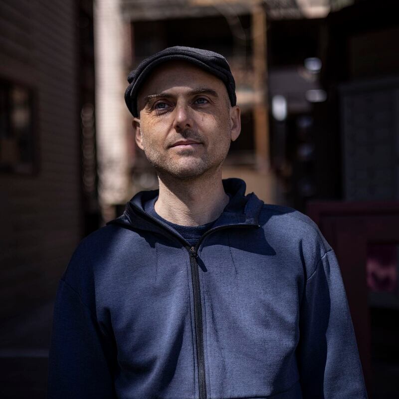 Shortly after receiving his first dose of the Moderna vaccine, Zvi Ish-Shalom developed a headache that remains more than a month later. Photograph: Chet Strange/New York Times