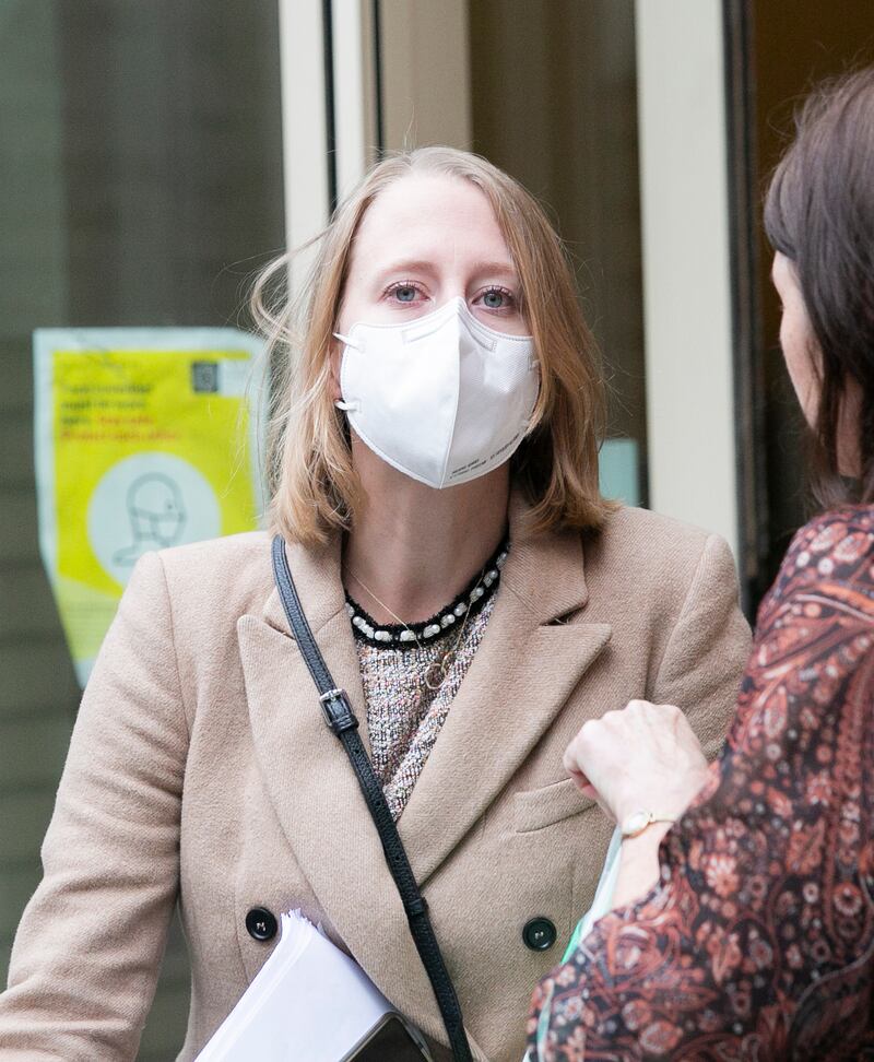 Dr Néidín Bussmann at the Coroners Court. Photograph: Gareth Chaney/ Collins