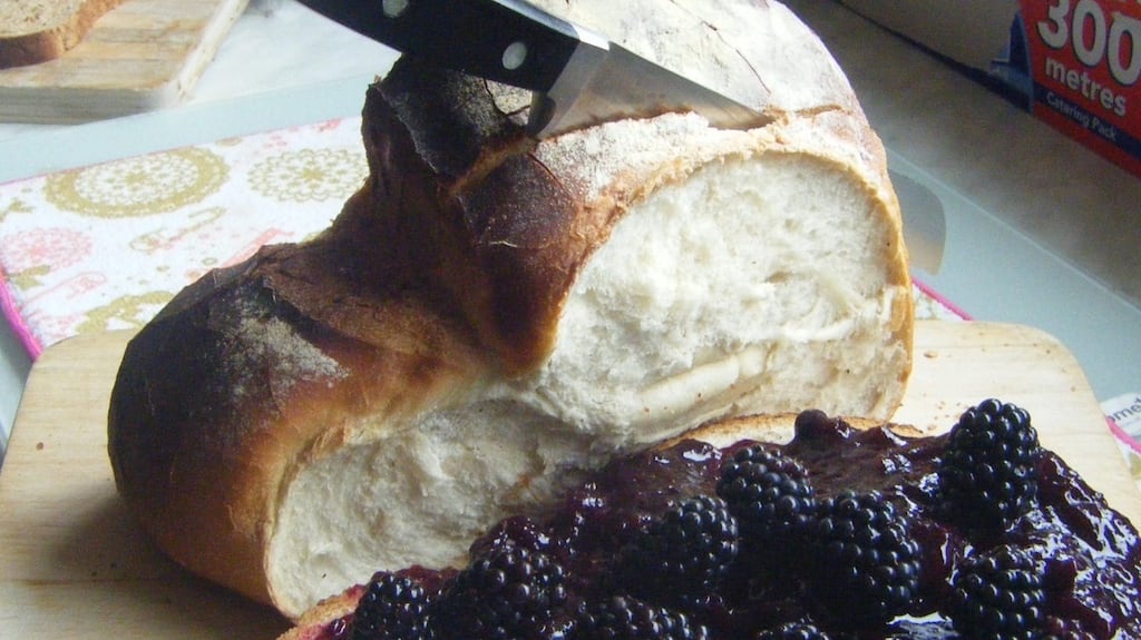 Bread and jam: The juice would run down our chins, and our faces and fingers were purple for days afterwards