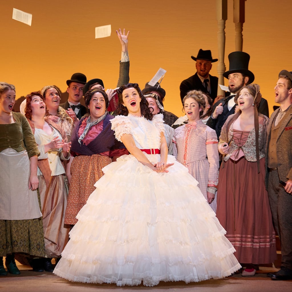 Irish National Opera: Claudia Boyle as Adina in L’Elisir d’Amore. Photograph: Ros Kavanagh