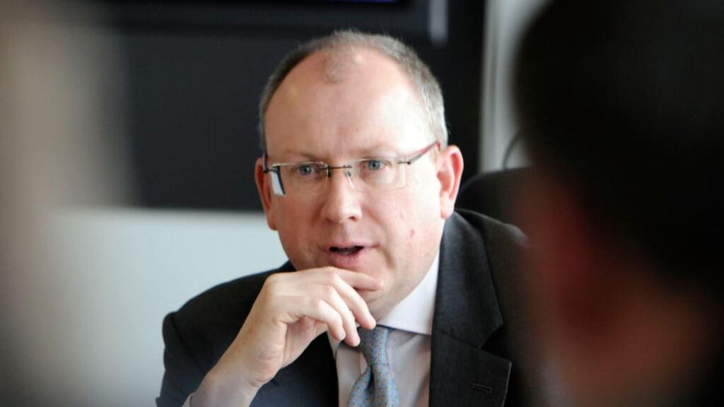Jeremy Masding, CEO Permanent TSB: wrote to all staff yesterday outlining his determination to achieve the reduction in costs being targeted by the bank. Photograph: Dave Meehan