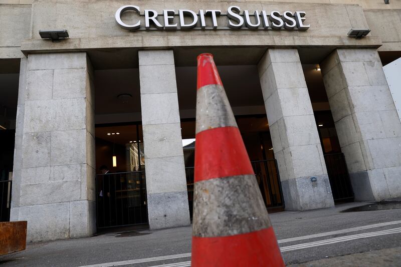 In the long term Credit Suisse could do with being broken up and restructured, writes David McWilliams. Photograph: Stefan Wermuth/Bloomberg via Getty Images
